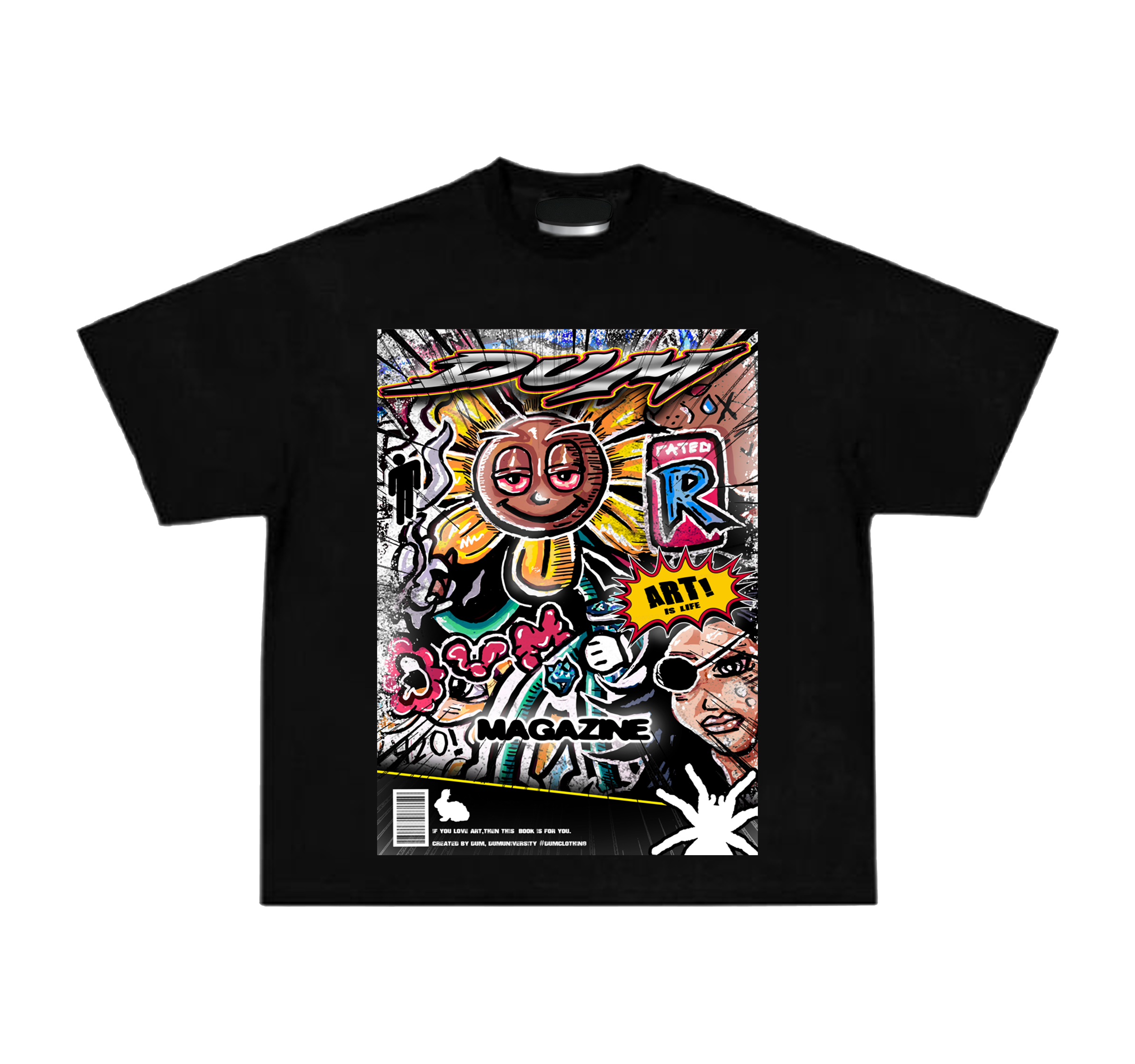 DUM MAGAZINE GRAPHIC SHIRT