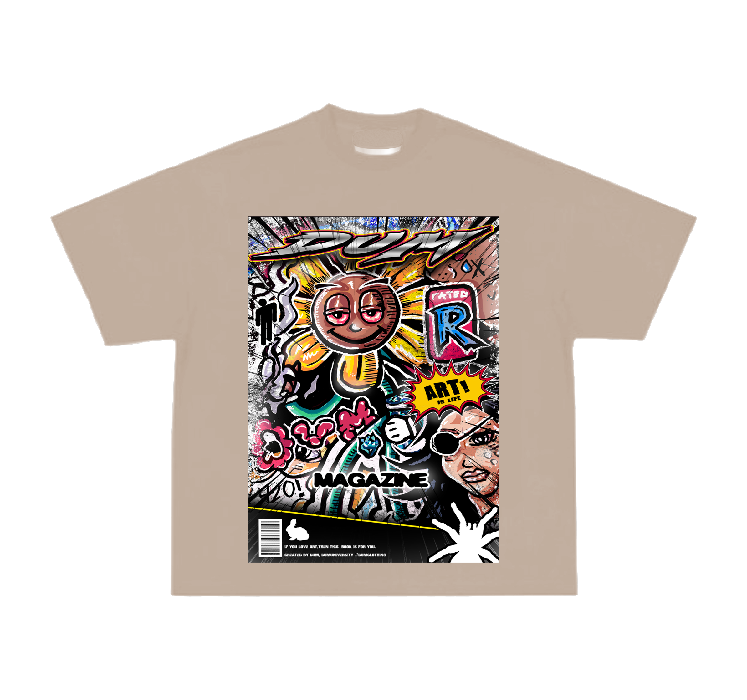 DUM MAGAZINE GRAPHIC SHIRT
