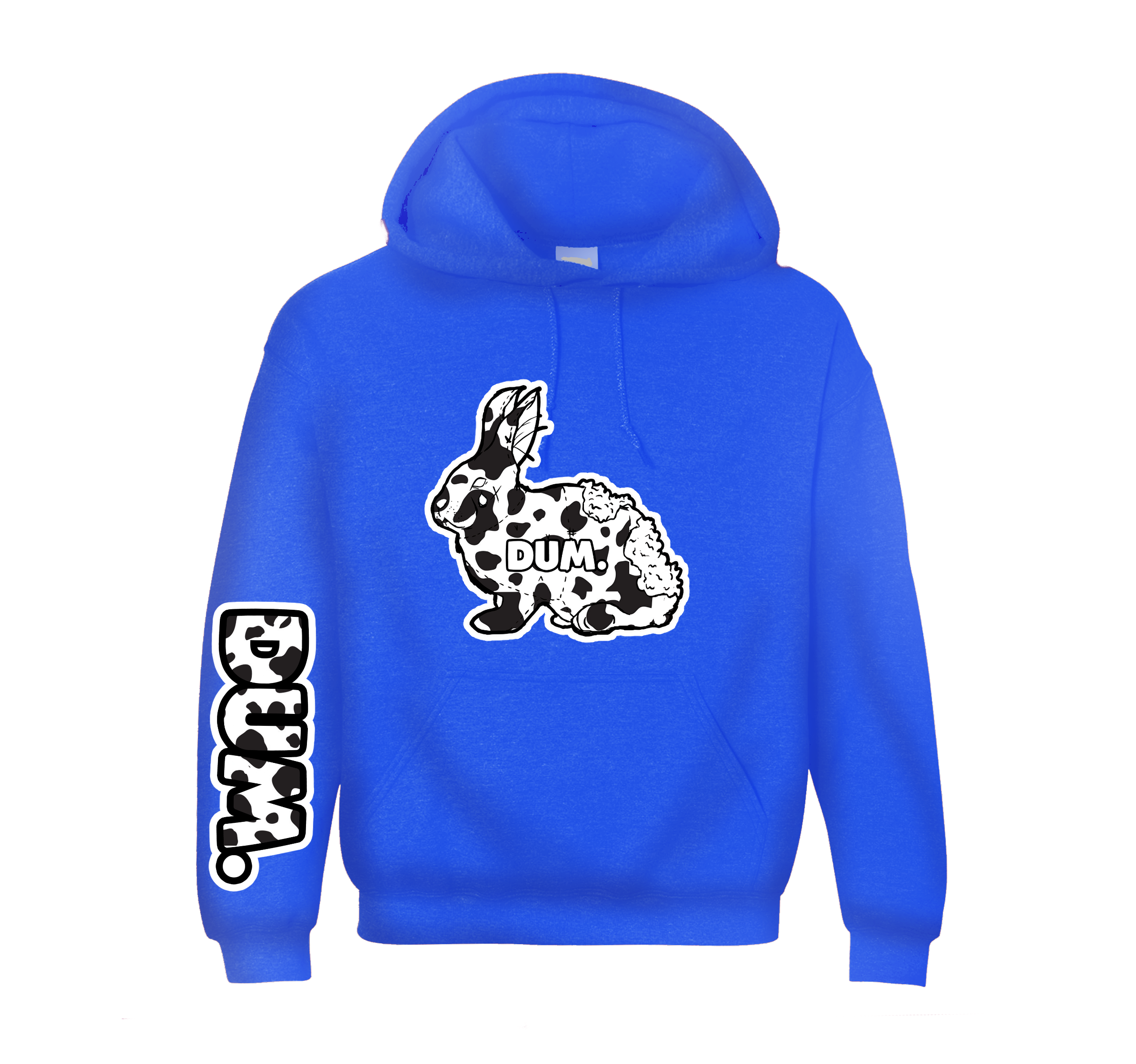 DUM COW CAMO HOODIE