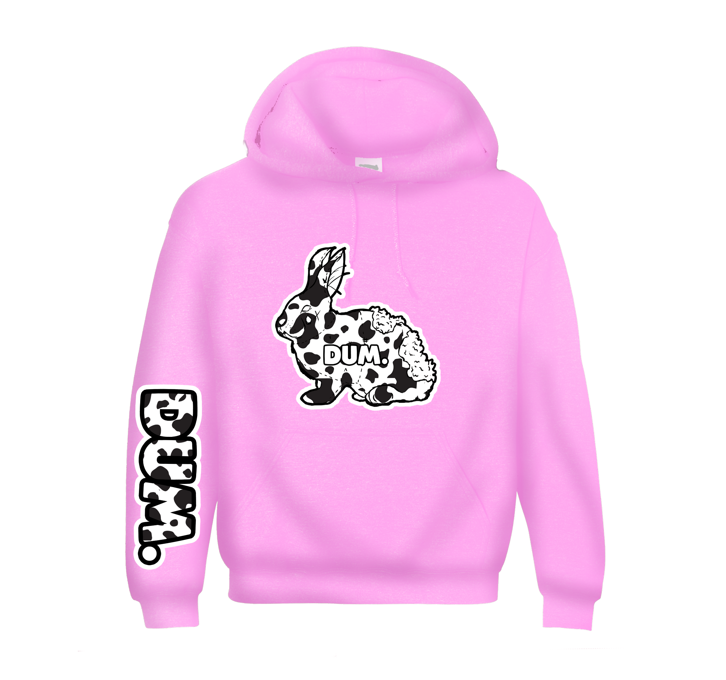 DUM COW CAMO HOODIE