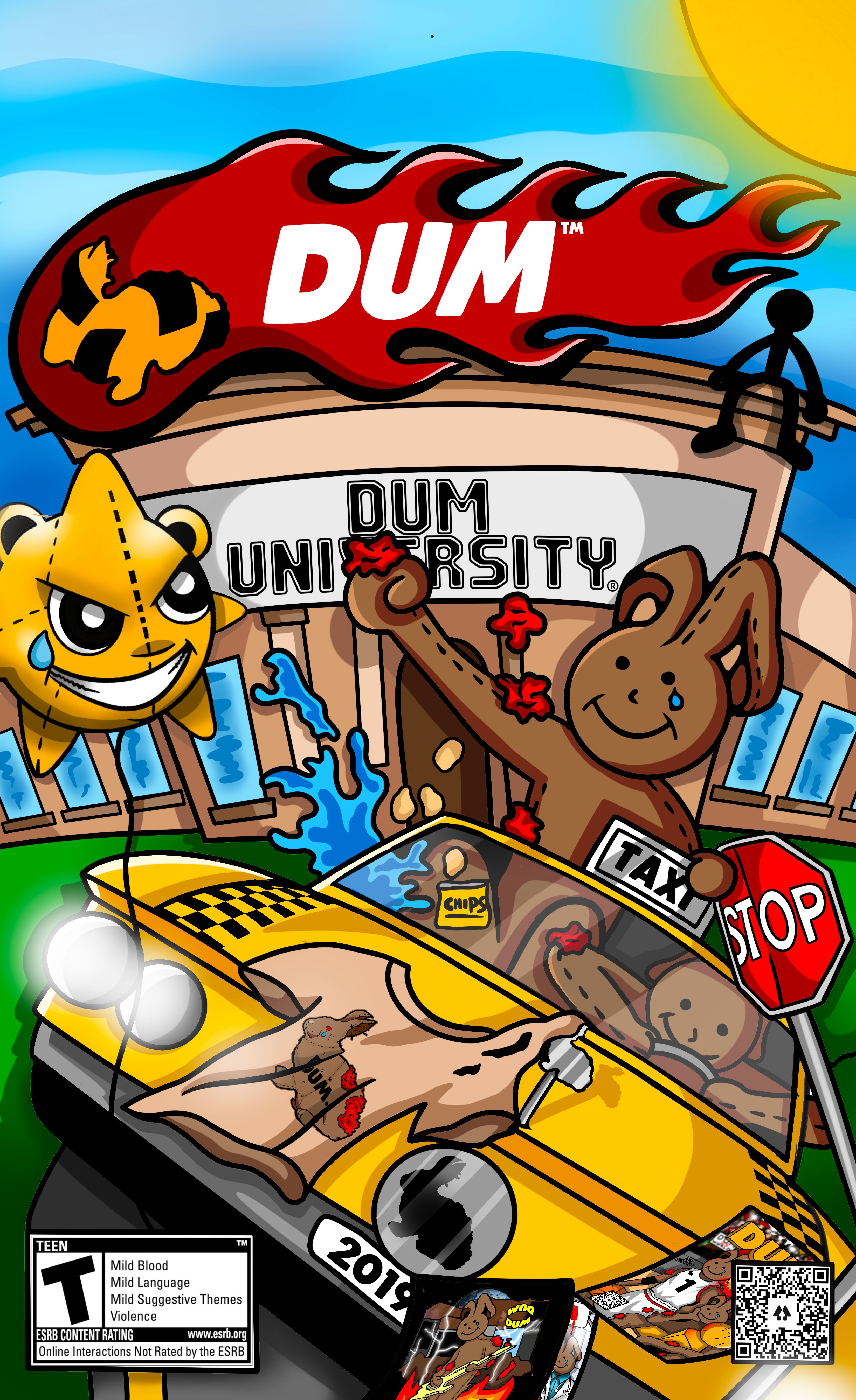 DUM CRAZY TAXI POSTER