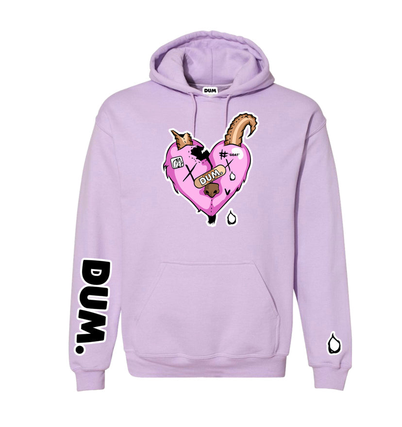 LIGHTPINK GOAT LOVE HOODIE