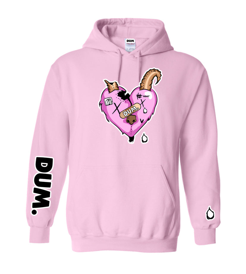LIGHTPINK GOAT LOVE HOODIE