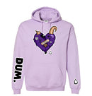 PURPLE GOAT LOVE HOODIE