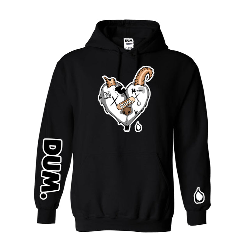 WHITE GOAT LOVE HOODIE