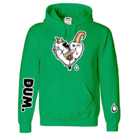 WHITE GOAT LOVE HOODIE
