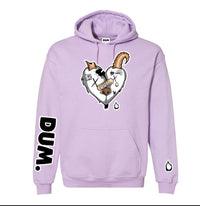 WHITE GOAT LOVE HOODIE