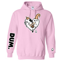 WHITE GOAT LOVE HOODIE