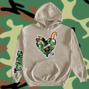 GREEN GOAT CAMO HOODIE
