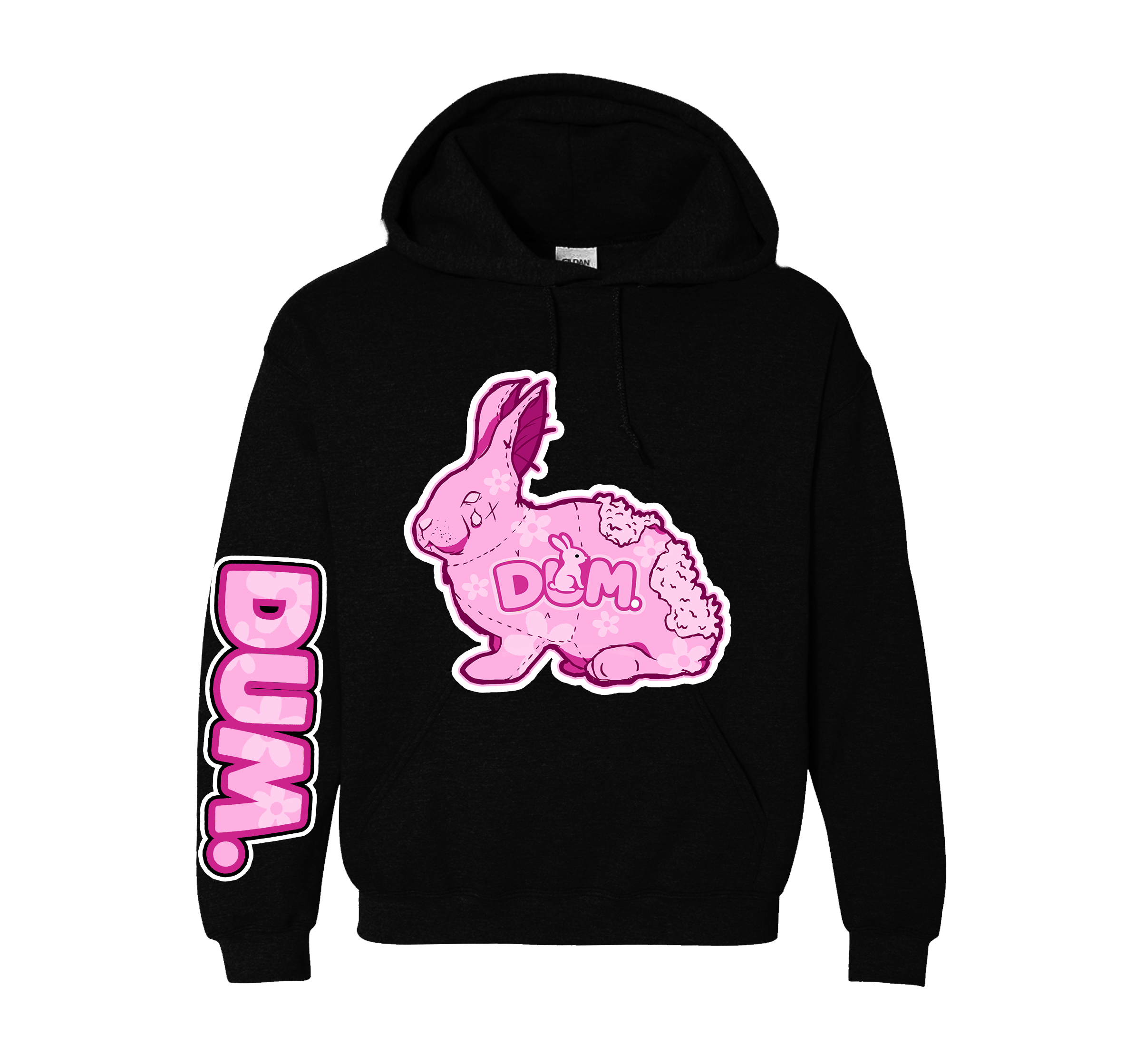 PINK SUNFLOWER DUM HOODIE