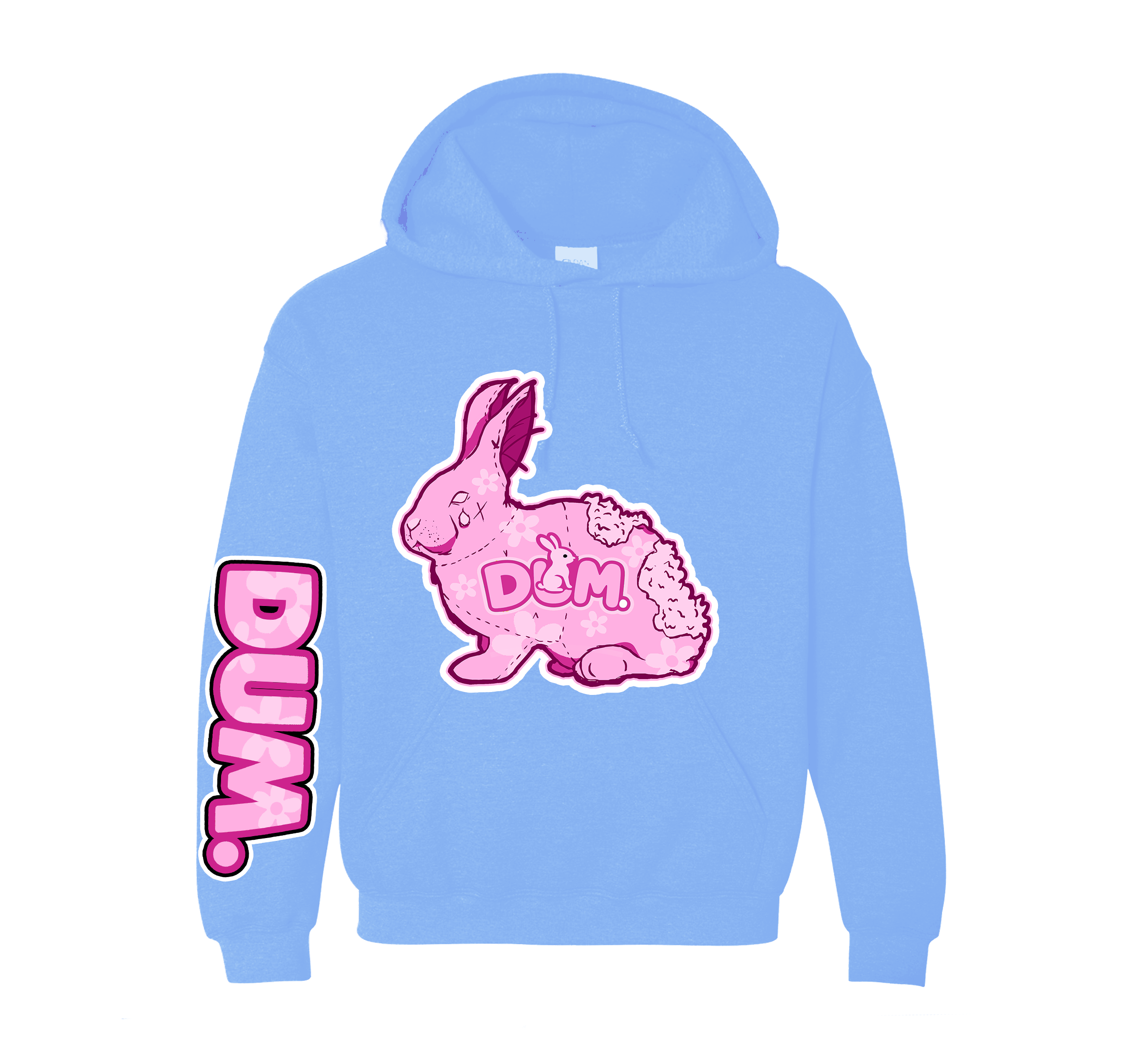 PINK SUNFLOWER DUM HOODIE