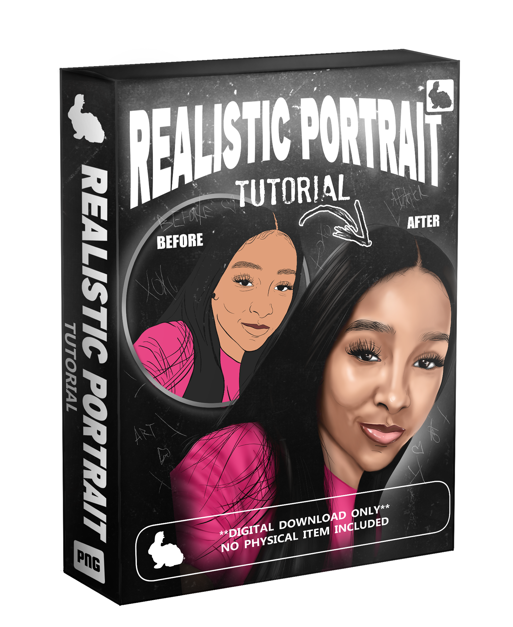 REALISTIC PORTRAIT TUTORIAL (preorder)