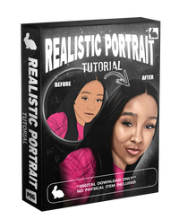 REALISTIC PORTRAIT TUTORIAL (preorder)