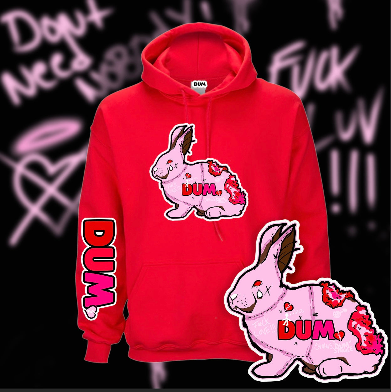 F*CK LUV HOODIE