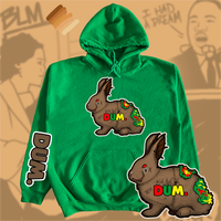 BLACK POWER DUM HOODIE