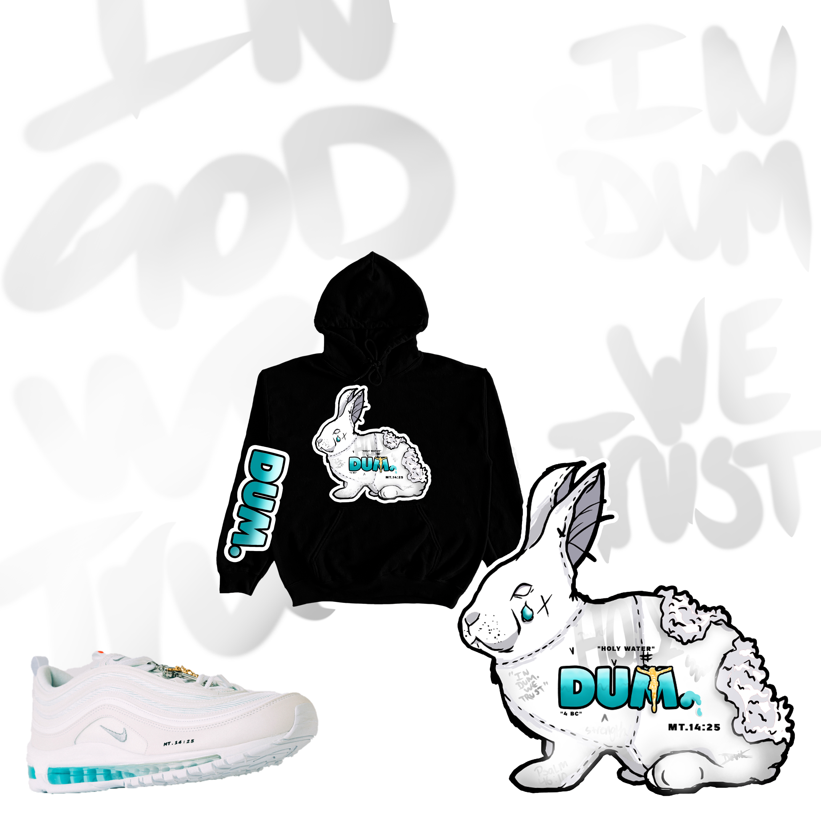 YOUTH DUM X JESUS HOODIE