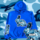 BLUE OG DUM CAMO HOODIE