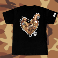 BROWN GOAT CAMO TSHIRT