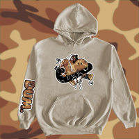 BROWN DUMLOVE CAMO HOODIE