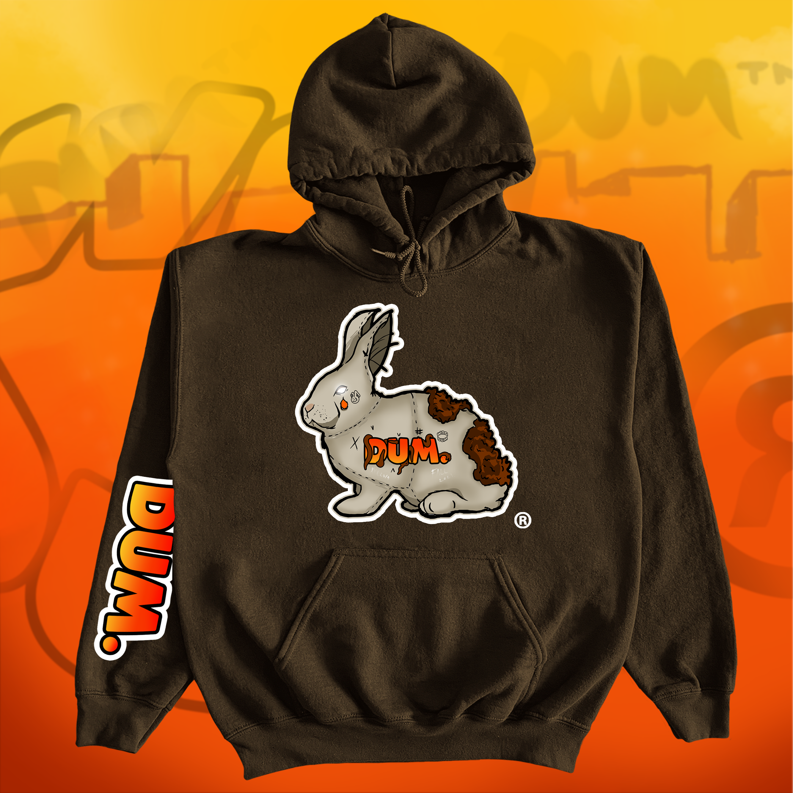 DUM FALL V1 SAND HOODIE
