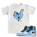 DUM GOATLOVE X RETRO 1S UNIVERSITY BLUE
