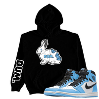 DUM X RETRO 1S UNIVERSITY BLUE HOODIE