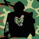 GREEN GOAT CAMO HOODIE