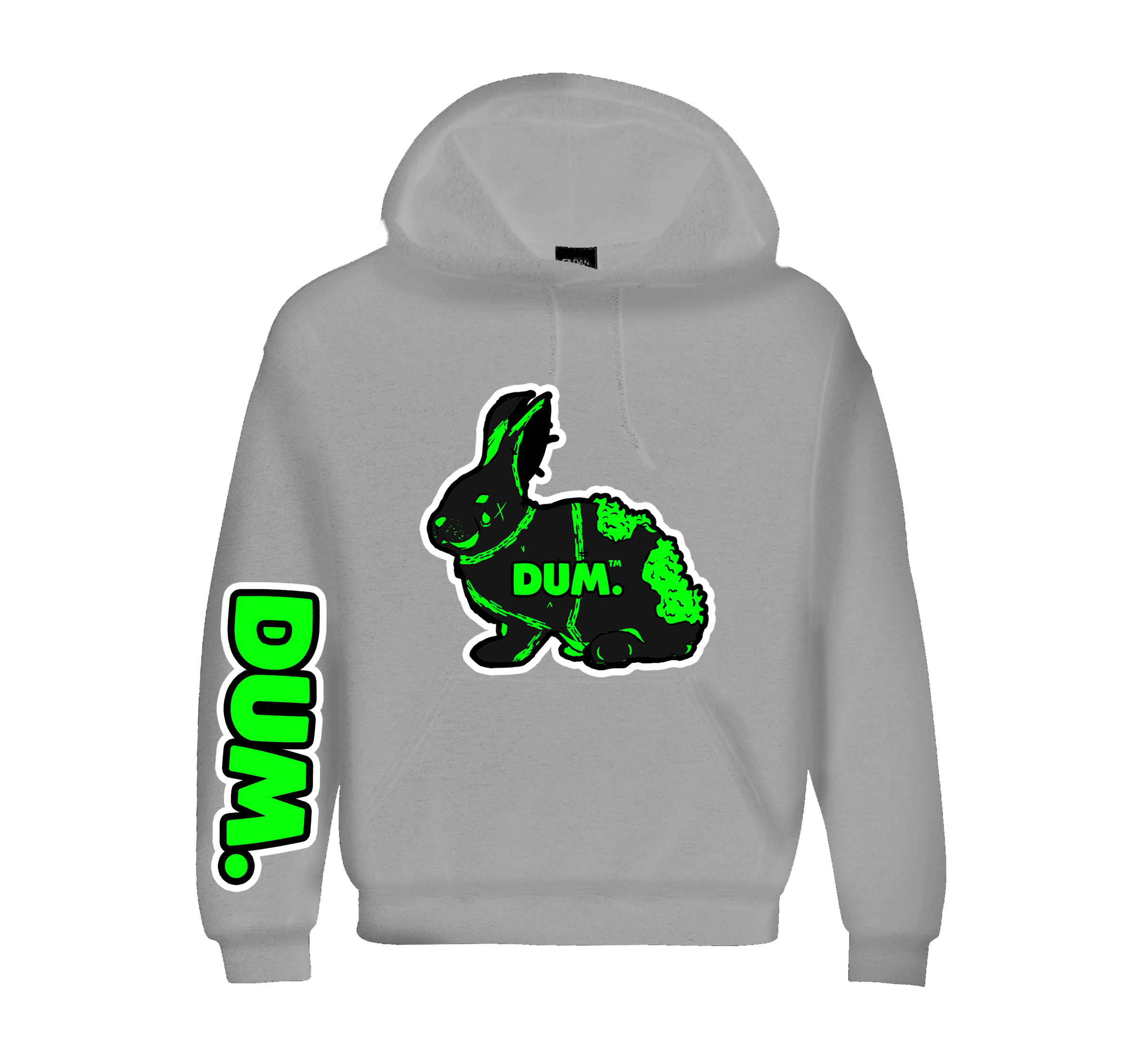 GREEN DUM RAB HOODIE