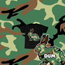 GREEN OG DUM CAMO KIDS TSHIRT