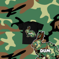 GREEN OG DUM CAMO KIDS TSHIRT