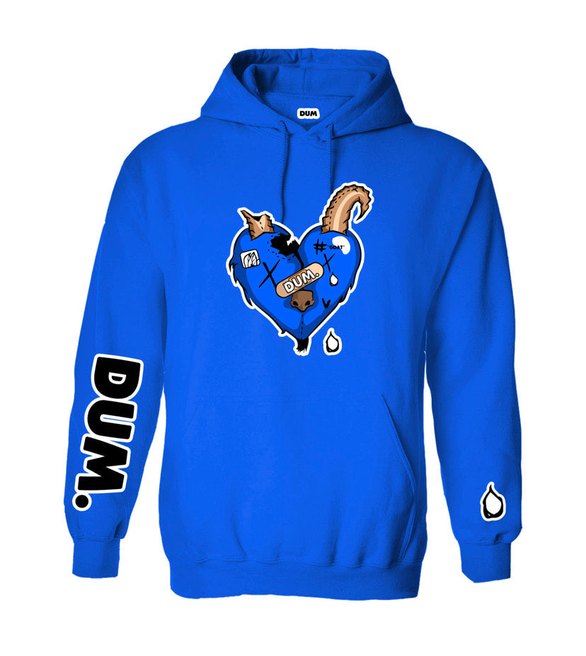 BLUE GOAT LOVE HOODIE