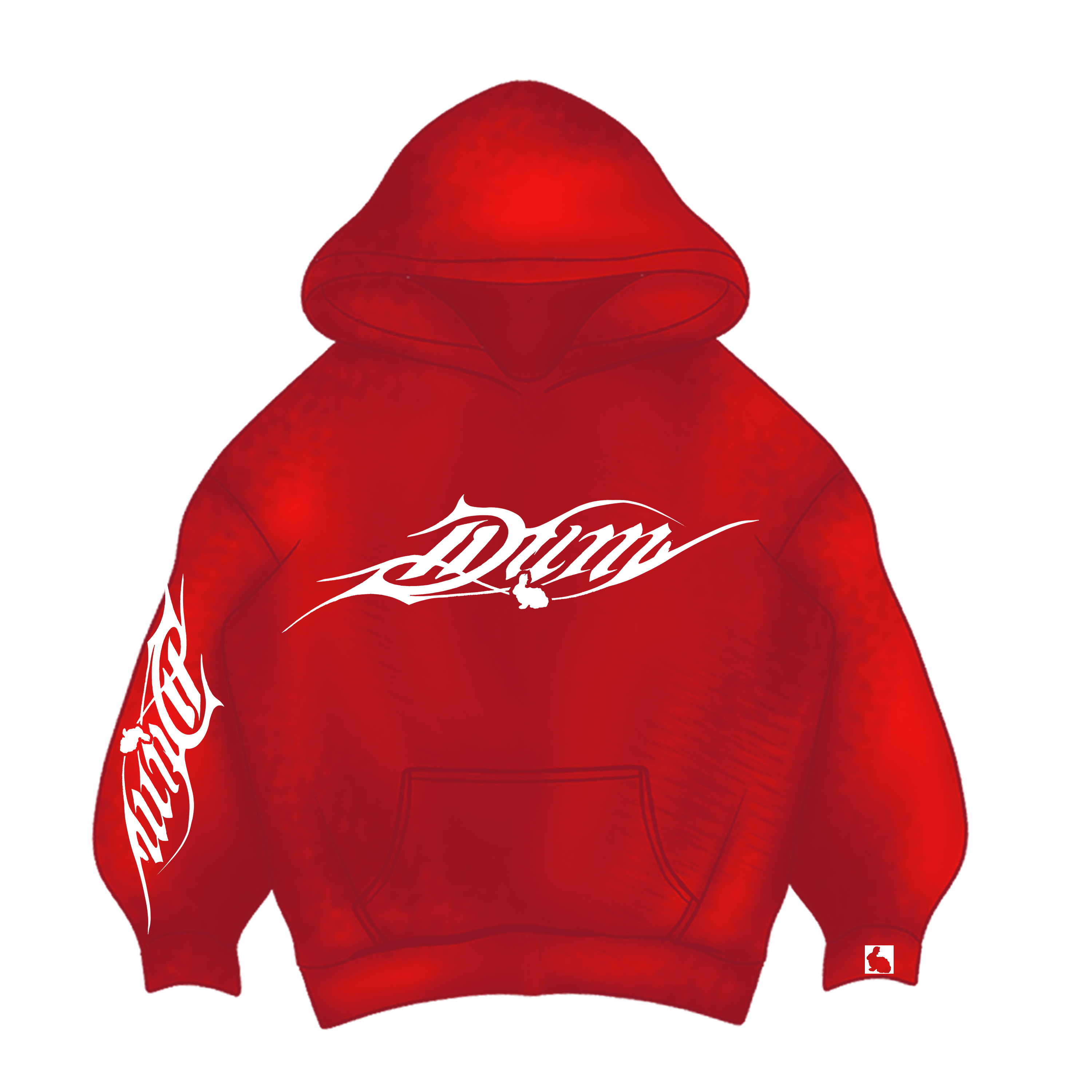 DUM GOTHIC LETTERING HOODIE