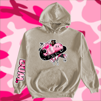 PINK DUMLOVE CAMO HOODIE