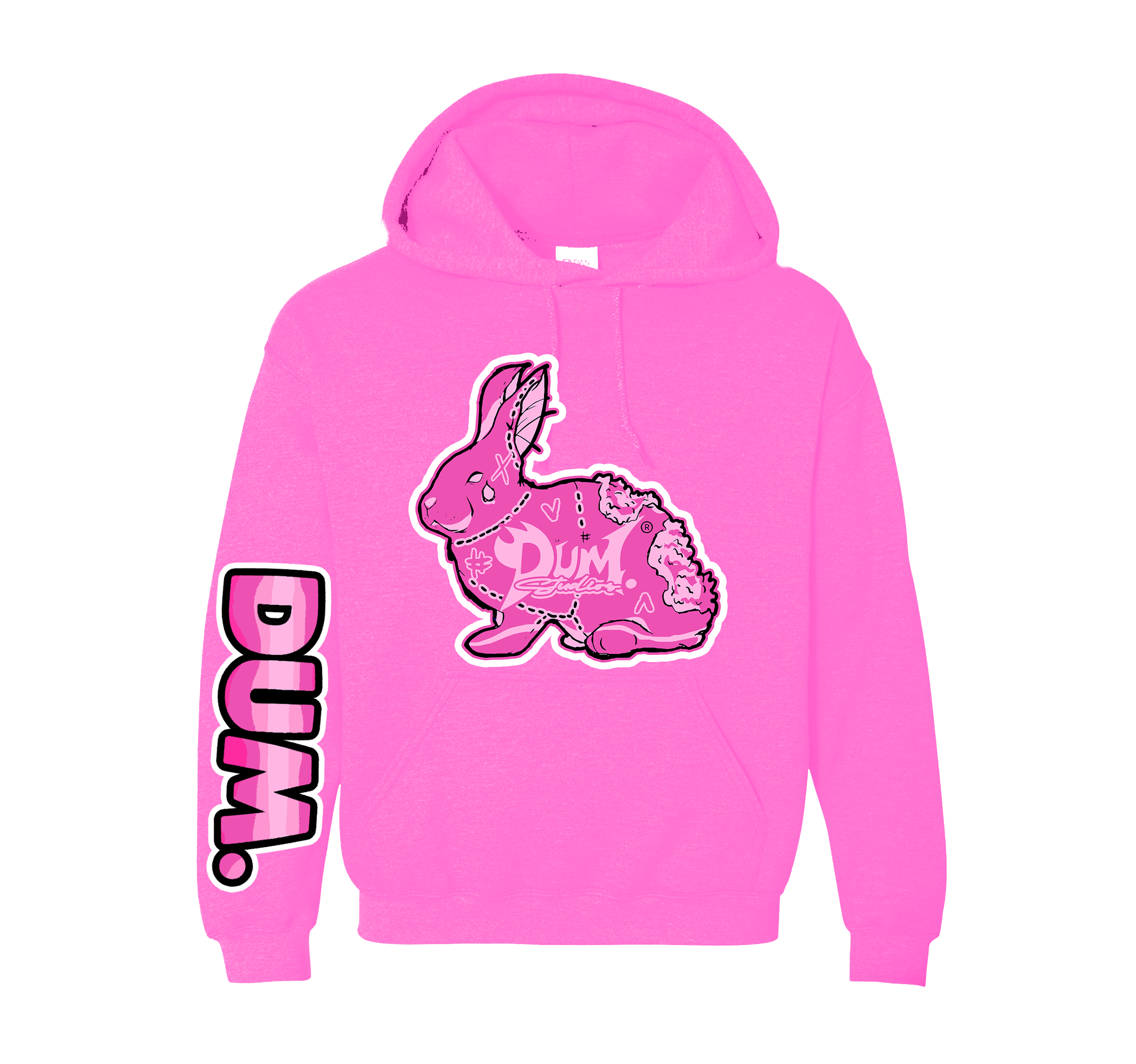 PINK DUM STUDIOS HOODIE