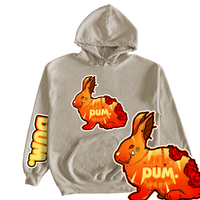 RED GRADIENT DUM HOODIE