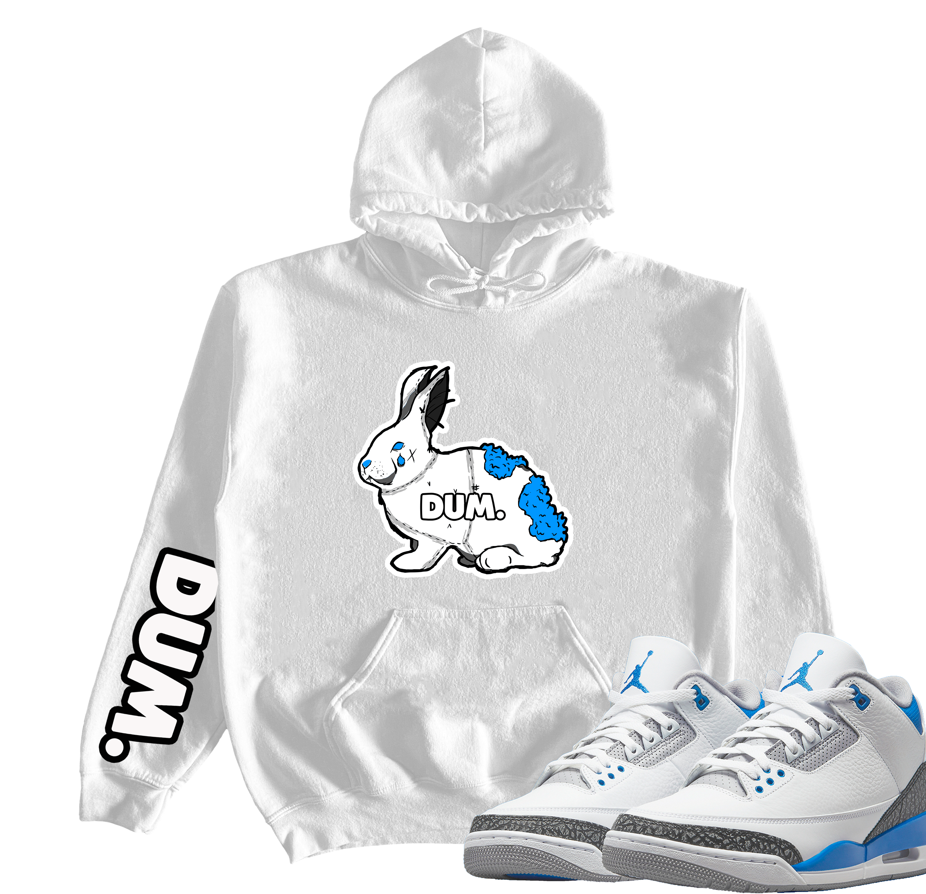 DUM 3 RACER BLUE HOODIE