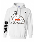 WHITE/ORANGE DUM PULLOVER