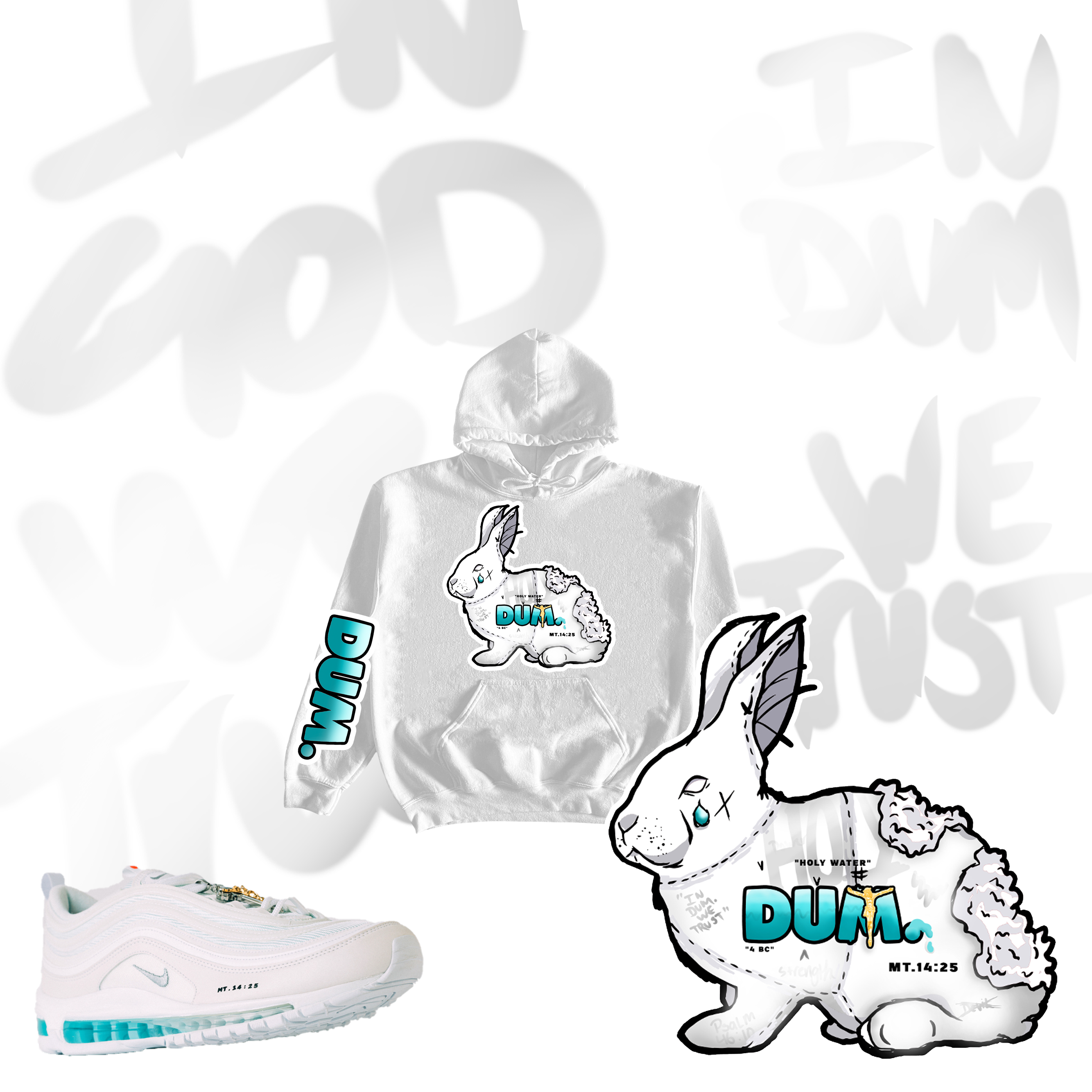 YOUTH DUM X JESUS HOODIE