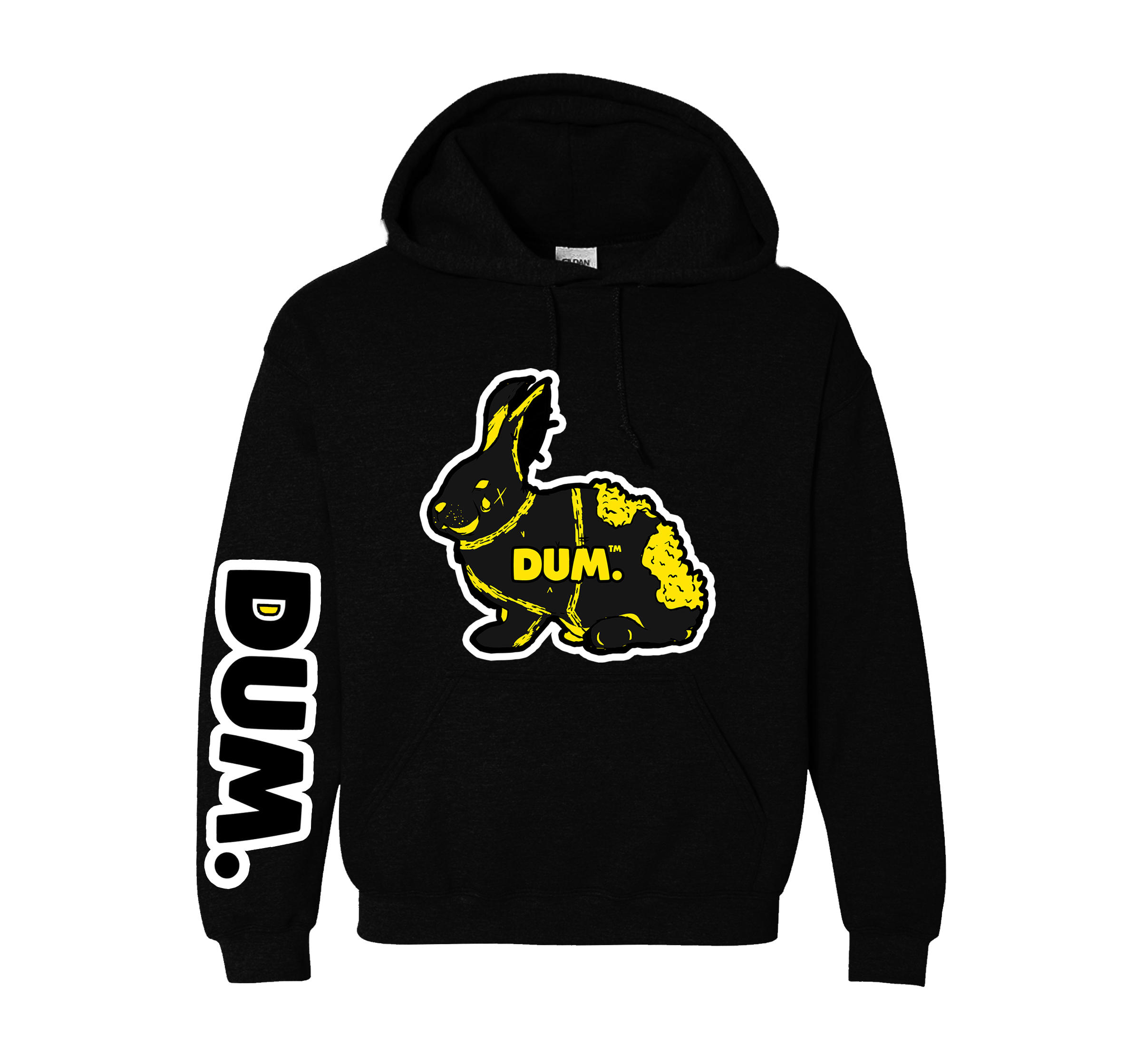 YELLOW DUM RAB HOODIE